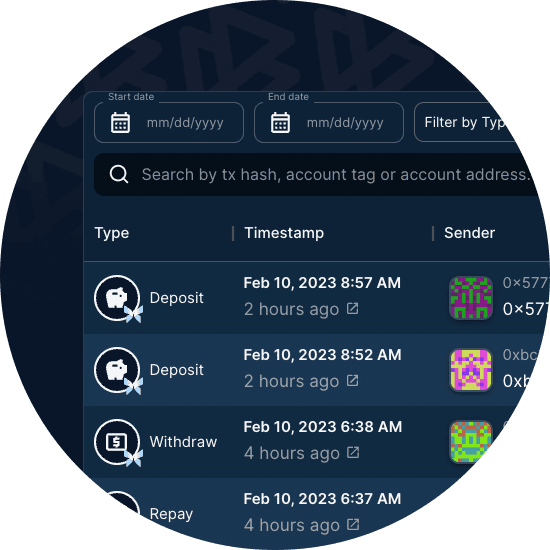 Compound III Transactions Preview